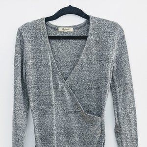Madewell Wrap Top Full Coverage Body Suit